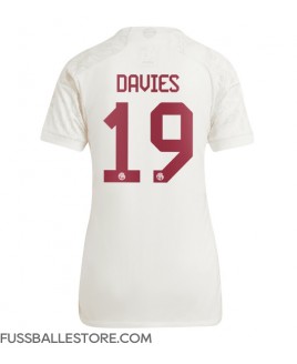 Günstige Bayern Munich Alphonso Davies #19 3rd trikot Damen 2023-24 Kurzarm